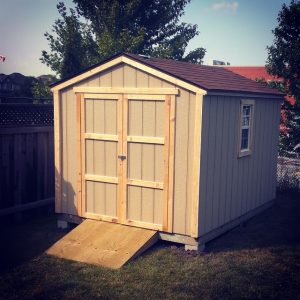 8 x 10 Wood Gable Style Shed